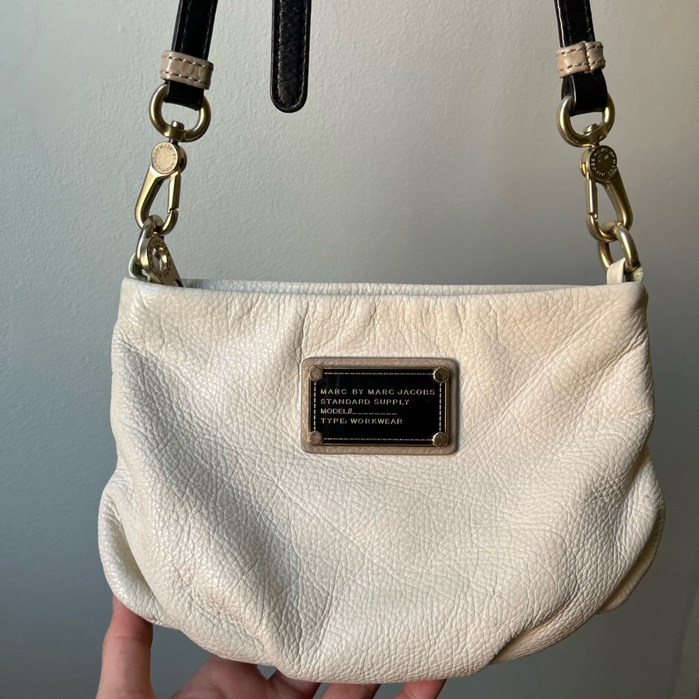 Marc Jacobs Workwear bag in cream and black